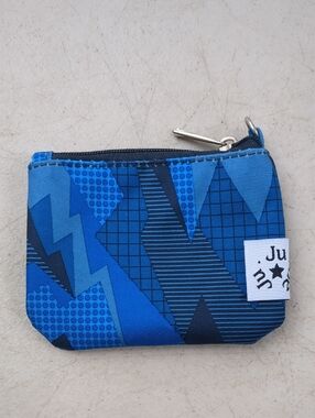 Ju-Ju-Be Blue Geometric Mini Coin Pouch